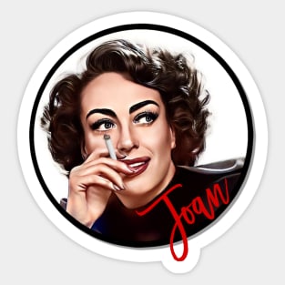 Joan Crawford Sticker